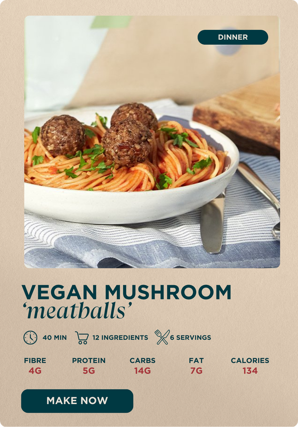 vegan 'meatballs'
