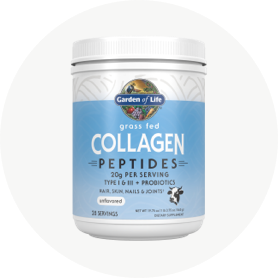 Grass Fed Collagen Peptides proporciona una manera fácil de añadir colágeno altamente absorbible a su dieta diaria. No tiene sabor y es perfecto para los batidos, los licuados, los cafés y las bebidas.