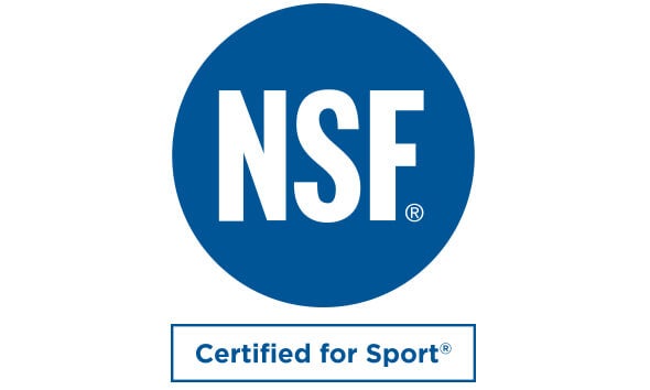 Logo della certificazione NSF per lo sport.