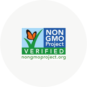 Logo del Non -GMO Project Verified.