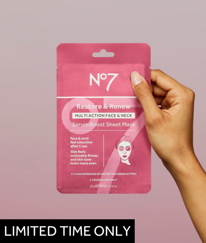 FREE SHEET MASK WHEN YOU SPEND £20
