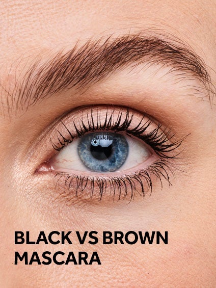 Black versus Brown Mascara