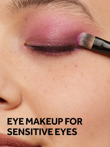 Eye makeup for sensitive eyes