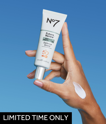 Save 20% on our NEW Future Renew Defence Shield SPF50. Only until 31 July!