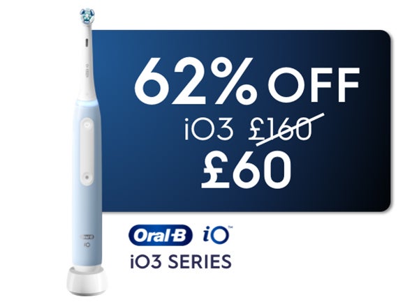 62% off iO3 - after code price - £60