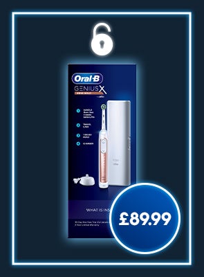 Oral-B Genius X Rose Gold Electric Toothbrush now only 89.99