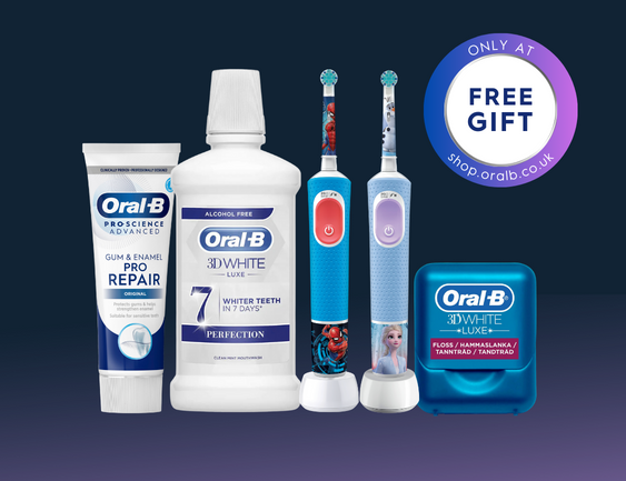 FREE kids electric toothbrush + oral care bundle when you spend over £200