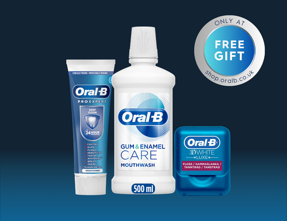Unlock a FREE oral care bundle when you buy selected iO electric toothbrushes