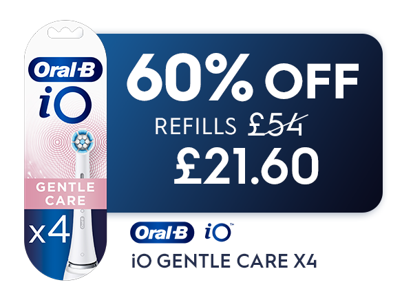 60% off Gentle Care 4ct iO refills - after code price - £21.6