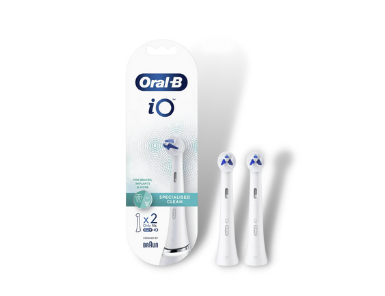 GRATIS! Oral-B iO Specialised Clean Brush Heads, 2 Pieces