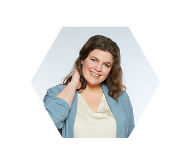 Eine Frau lächelt