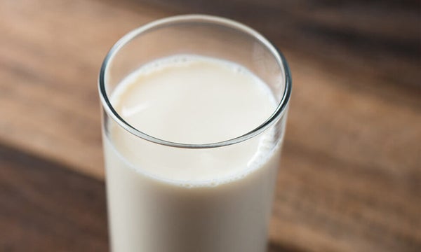 A cup of milk