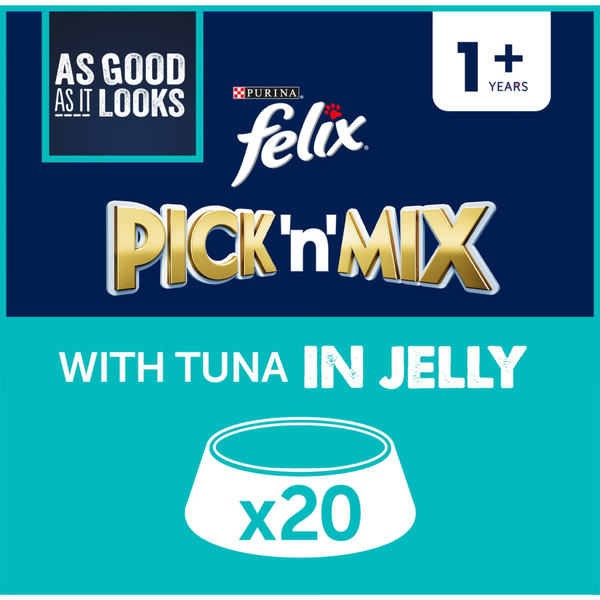 Felix As Good As It Looks Tuna in Jelly Cat Food