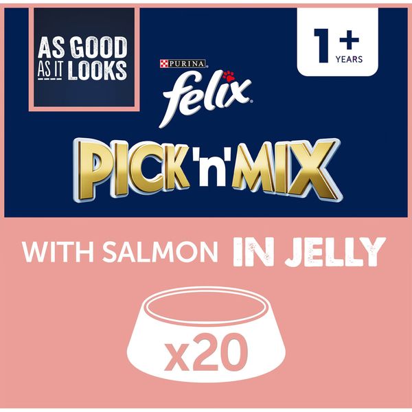 Felix As Good As It Looks Salmon in Jelly Cat Food