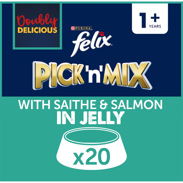 Felix AGAIL Doubly Delicious Salmon and Saithe Cat Food
