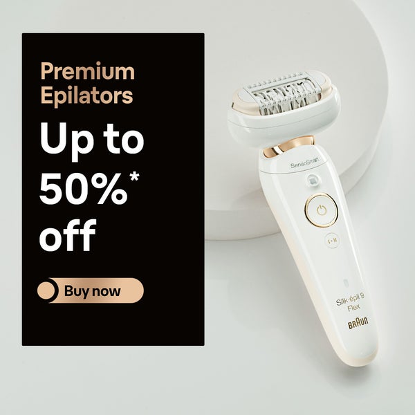 premium epilators - 50% off + free gift* - buy now - Braun Silk-épil 9 Epilator, Braun Silk-épil 9 Flex