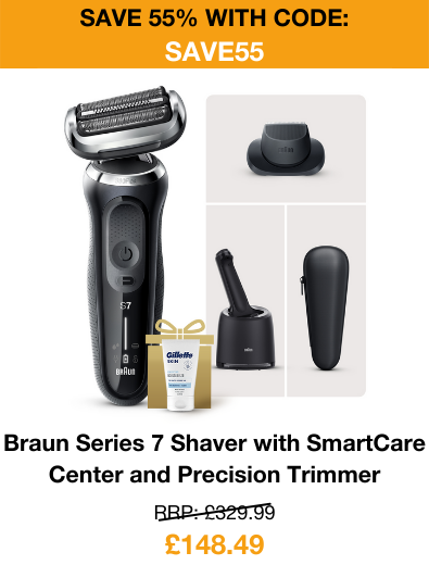 Braun series 7 shaver with smartcare center