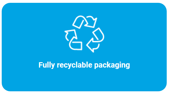 Fully recyclable packaging