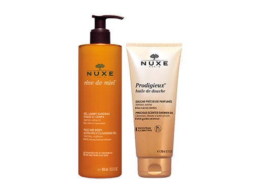 Los tratamientos de Baño y Ducha NUXE dejan la piel infinitamente suave, con una fragancia delicada.