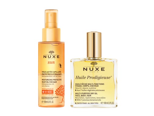 Huile Prodigieuse es N° 1 en aceites en Francia*. Aceite seco multi-funciones, este producto de culto nutre, repara y suaviza la piel y el cabello.