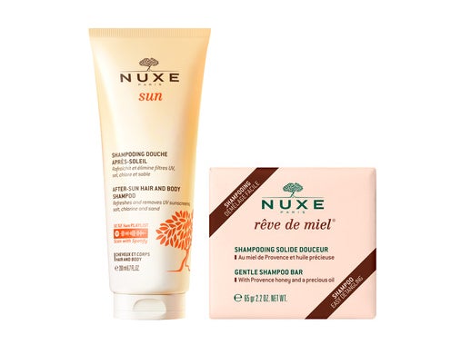 Discover our selection of Nuxe shampoos for your hair.