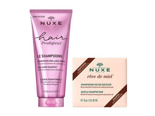 Découvrez notre sélections de shampooings Nuxe pour vos cheveux.