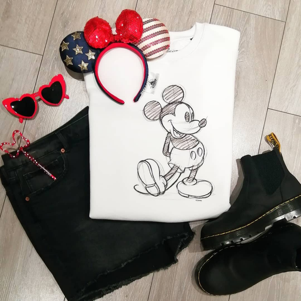 Disney Mickey Sketch Sweatshirt