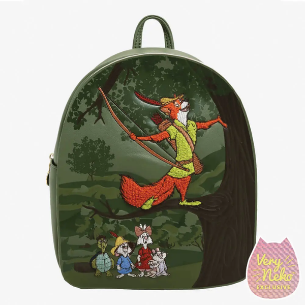 Loungefly Disney Robin Hood Forest Mini Backpack - VeryNeko Exclusive