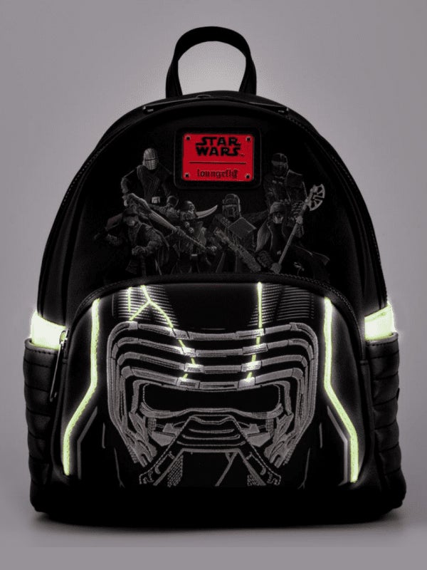 NYCC 2021 Star Wars Kylo Ren Knights Of Ren Glow-In-The-dark Mini Backpack