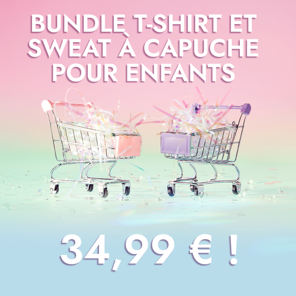 Ensemble t-shirt et sweat à capuche pour enfants à seulement 34,99€