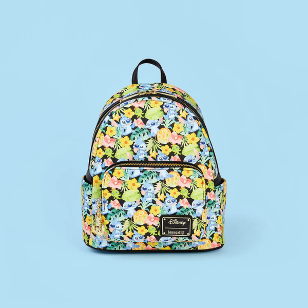 Loungefly Disney Lilo and Stitch Floral Stitch Mini Backpack - VeryNeko Exclusive