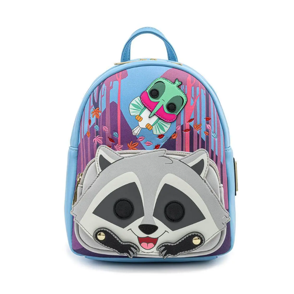 Pop By Loungefly Disney Pocahontas Meeko Flit Earthday Cosplay Mini Backpack