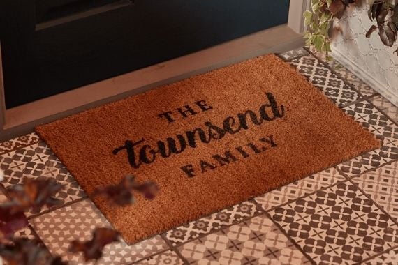 How to make a personalised doormat