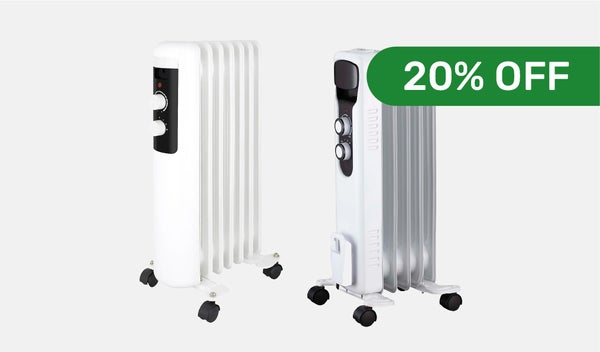 20% off selected Oil Filled Radiators