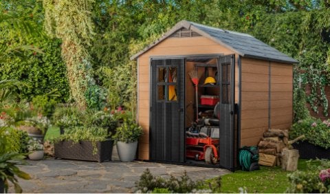 garden shed yardstore g78-s 2.45m x 2.8m x 2.08m colour