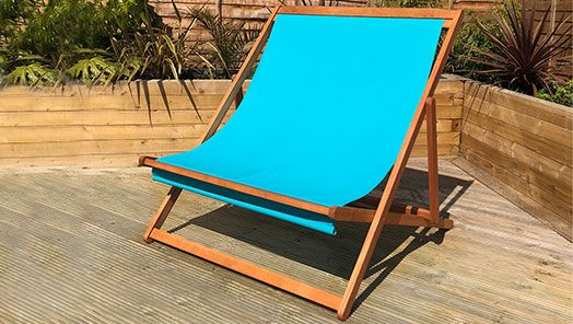Wooden Deck Chairs and Sun Loungers