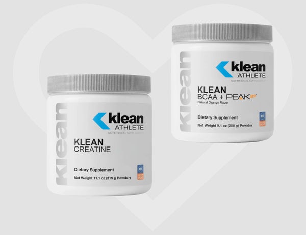 Klean Athlete Creatine and BCAA + Peak Supplements