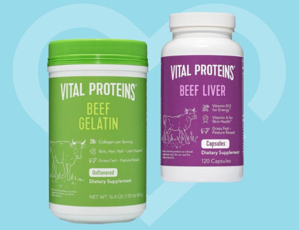 Vital Proteins Beef Gelatin and Beef Liver