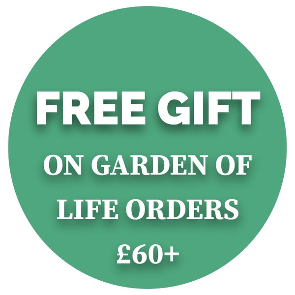 Free gift when you spend £70 on Garden of life