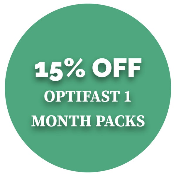 15% OFF Optifast 1 month packs