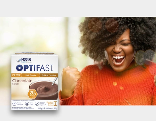 OPTIFAST meal replacement chocolate dessert