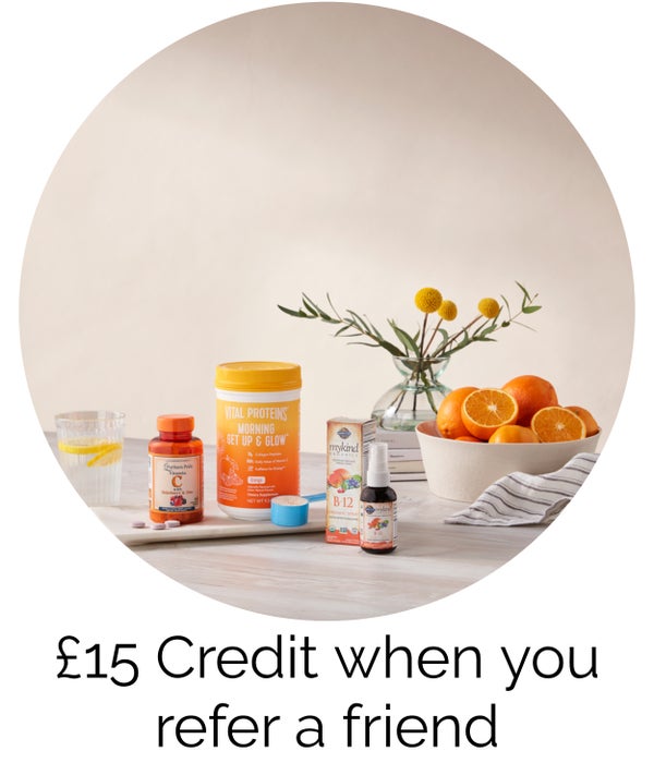 £15 credit when you refer a friend