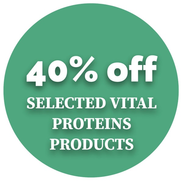 Up to 40% off selected vital proteins collagen products