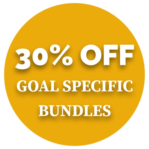30% off goal specific bundles