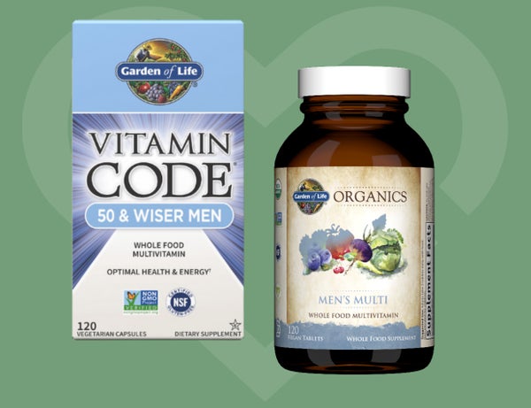 Garden of Life Vitamin Code Men and Organics Whole food gummies Men's Multivitamins 40+