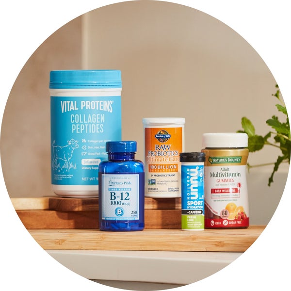 Range of health supplements