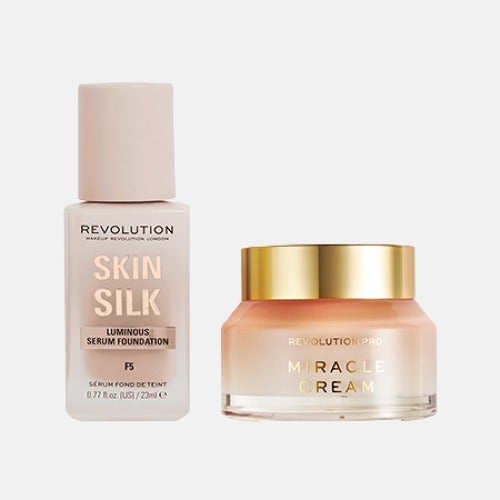The Skin-Loving Edit Set: includes Skin Silk Serum Foundation and Pro Miracle Cream