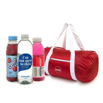 stay hydrated bundle - water images with a foldable fitness bag