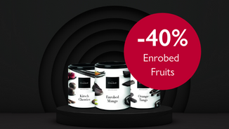 40% off Enrobed fruits