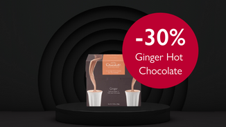 30% off Ginger hot chocolate